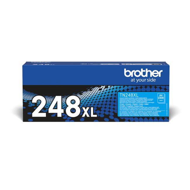 ORIGINAL Brother toner ciano TN-248XLC 248XL ~2300 Seiten - Brother - 4977766821797