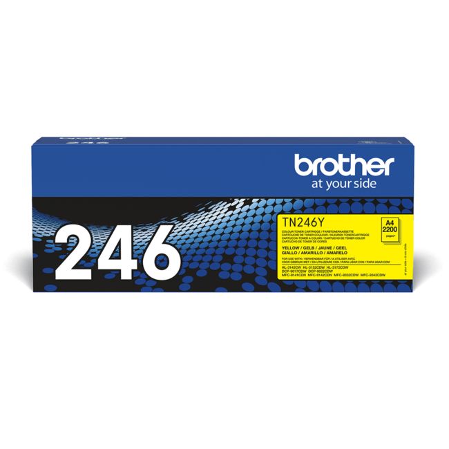 ORIGINAL Brother toner giallo TN-246Y 246 ~2200 Seiten - Brother - 4977766745697