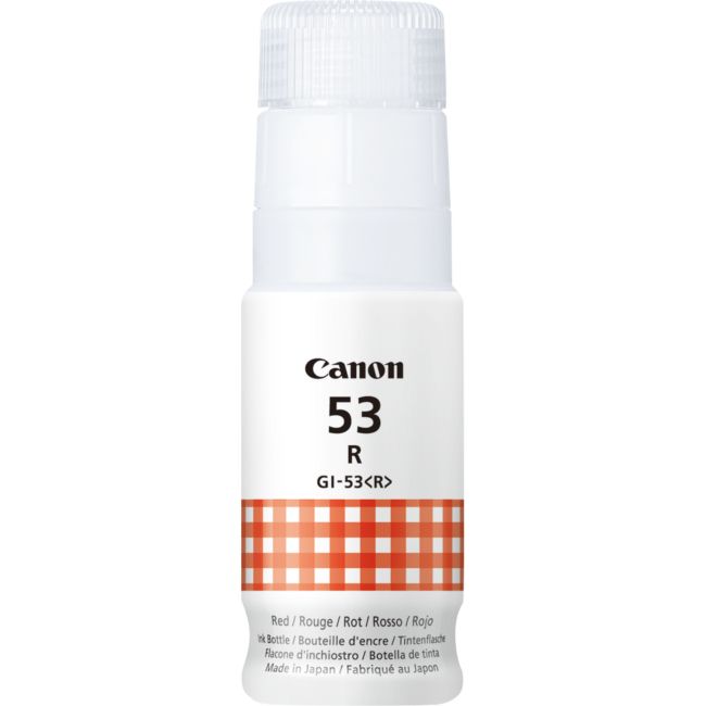 ORIGINAL Canon Cartuccia d'inchiostro Rosso GI-53r 4717C001 ~8000 Seiten 60ml Flacone d'inchiostro rosso GI-53R - Canon - 4549292179347