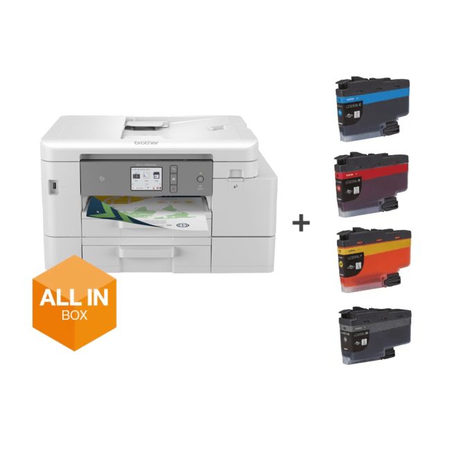ORIGINAL Brother stampante MFC-J4540DWXL MFCJ4540DWXLRE1 Brother MFC-J4540DWXL, getto d'inchiostro, stampa a colori, 4800 x 1200 DPI, A4, stampa diretta, bianco - Brother - 4977766809658