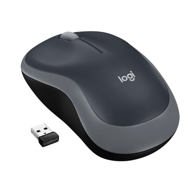 ORIGINAL Logitech Accessori per computer Grigio 910-002235 M185 - Maus Logitech LGT-M185G, Fattore di forma: Ambidestro, Tecnologia di rilevamento del movimento: Ottica, Interfaccia del dispositivo: RF Wireless, Numero di pulsanti: 3, Tipo di scorrimento: Ra - Logitech - 5099206027275
