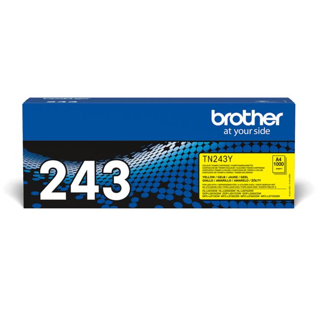 ORIGINAL Brother toner giallo TN-243Y 243 ~1000 Seiten - Brother - 4977766787475