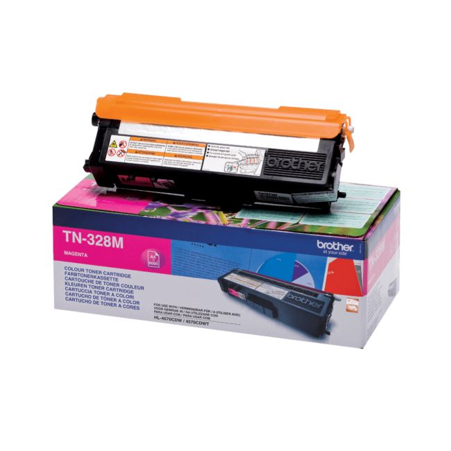 ORIGINAL Brother toner magenta TN-328M 328 ~6000 Seiten - Brother - 4977766679442