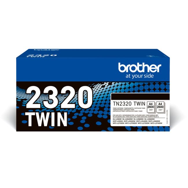 ORIGINAL Brother Multipack nero TN-2320 TWIN ~2600 Seiten 2600 pagine - Brother - 4977766812740