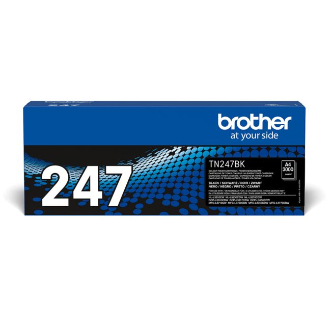 ORIGINAL Brother toner nero TN-247BK 247 ~3000 Seiten - Brother - 4977766787536