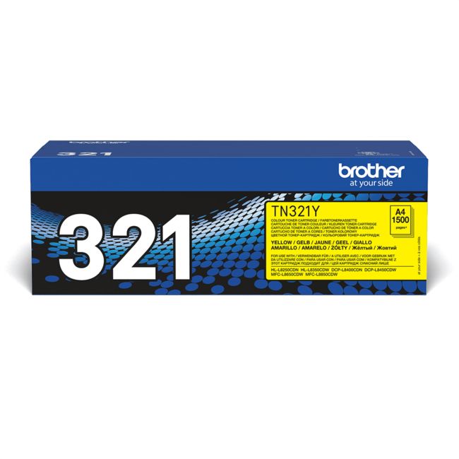ORIGINAL Brother toner giallo TN-321Y 321 ~1500 Seiten - Brother - 4977766735001
