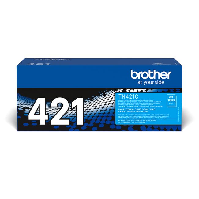 ORIGINAL Brother toner ciano TN-421C 421 ~1800 Seiten - Brother - 4977766771597
