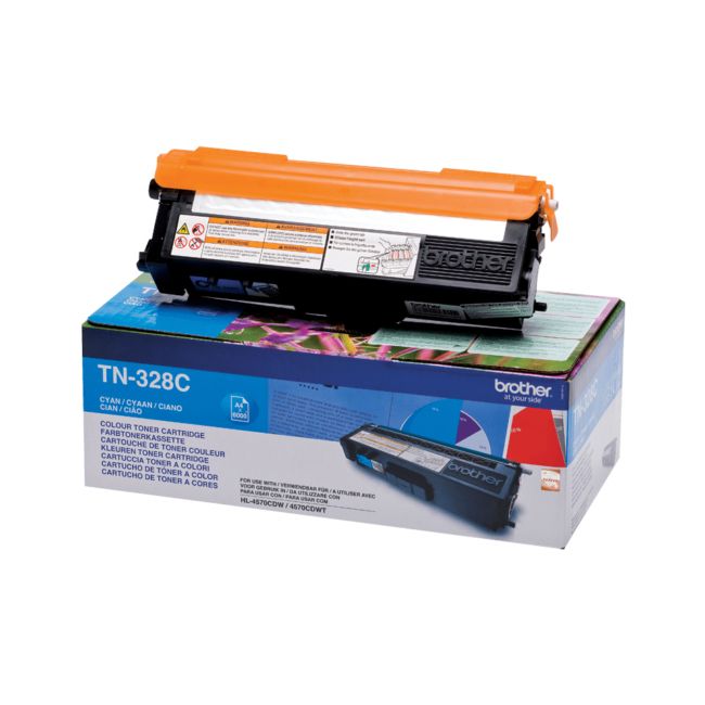 ORIGINAL Brother toner ciano TN-328C 328 ~6000 Seiten - Brother - 4977766679435