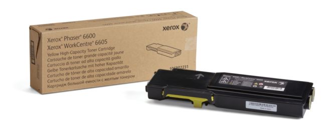 ORIGINAL Xerox toner giallo 106R02231 Phaser 6600 ~6000 Seiten alta capacità - Xerox - 095205963977