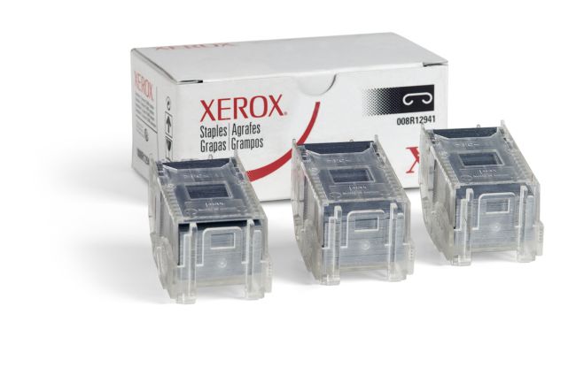 ORIGINAL Xerox Accessori nero / Trasparente 008R12941 Ricariche pinzatrice per stazione di finitura Advanced e Professional e pinzatrice esterna - Xerox - 095205829419