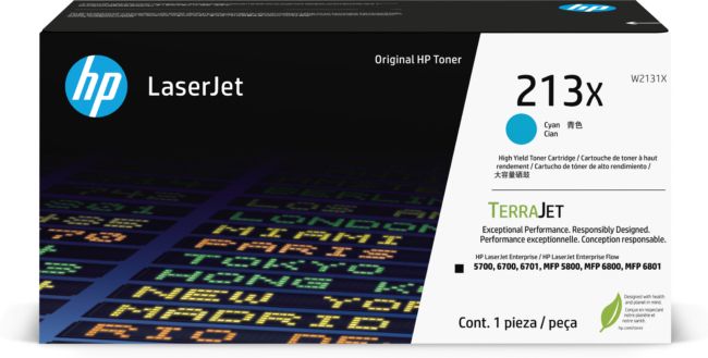 ORIGINAL HP toner ciano W2131X 213X ~6000 Seiten Cartuccia toner originale ciano ad alta capacità LaserJet HP 213X - HP - 195122822576