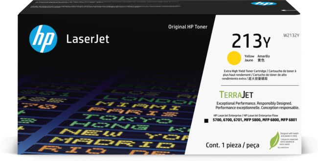 ORIGINAL HP toner giallo W2132Y 213Y ~12000 Seiten Cartuccia toner originale giallo ad altissima capacità LaserJet HP 213Y - HP - 196337061538