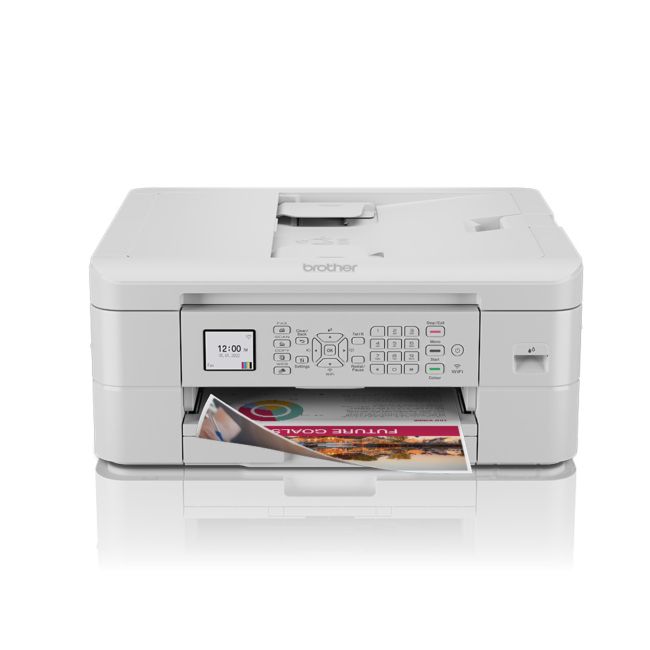 ORIGINAL Brother stampante MFC-J1010DW MFCJ1010DWRE1 Stampante multifunzione a colori a getto d'inchiostro intelligente, elegante e compatta con LCD da 4,5 cm, alimentatore automatico di documenti da 20 fogli e connettività wireless e mobile. - Brother - 4977766813440