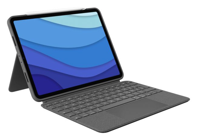 ORIGINAL Logitech Accessori per computer Grigio 920-010142 Combo Touch für iPad Pro 11 - Logitech - 5099206095229