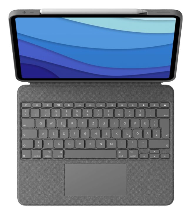 ORIGINAL Logitech Accessori per computer Grigio 920-010208 Combo Touch für iPad Pro 12,9 - Logitech - 5099206095694