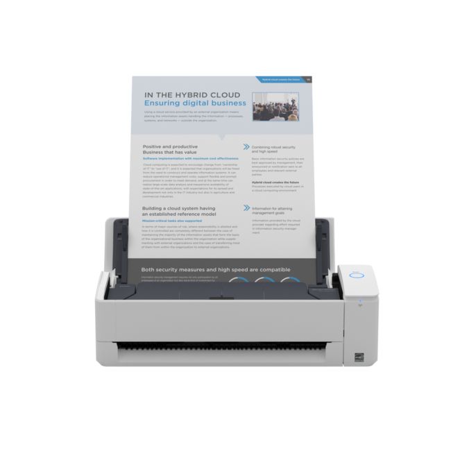 ORIGINAL Fujitsu Bianco PA03805-B001 iX1300 Scanner Desktop con LED USB3.2 Wi-Fi ADF Duplex A4 da 30 ppm/ 60ipm - Fujitsu - 4939761312533
